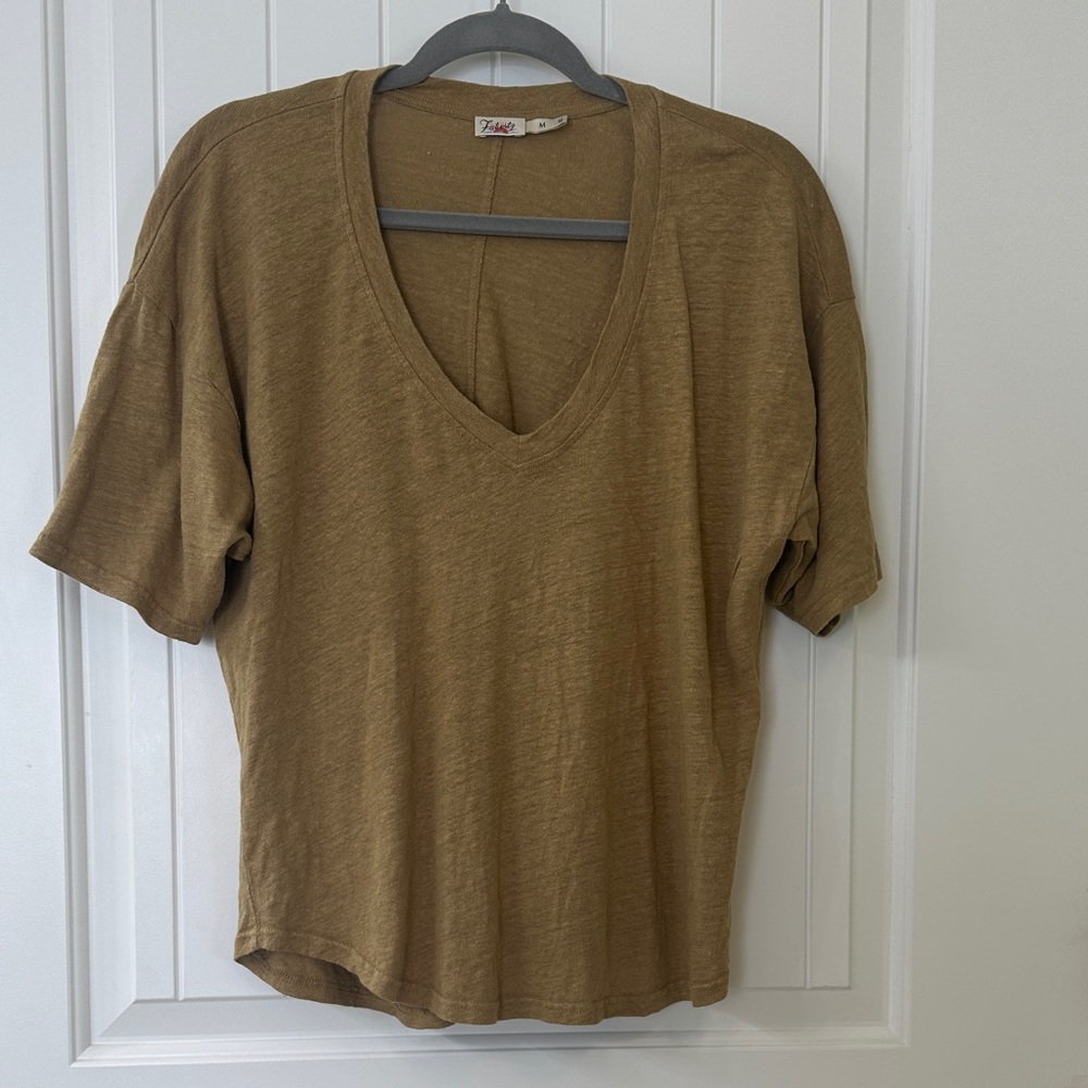 Faherty Linen T-Shirt Size-M